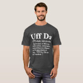 T-shirt Définition de Uff Da (Devant entier)
