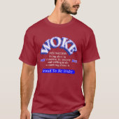 T-shirt Définition de Woke (Devant)