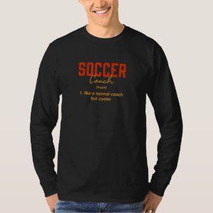 T-shirt Définition d'entraîneur de football Humour de joue