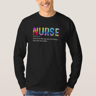 T-shirt Définition d'infirmière féminine Semaine de l'infi