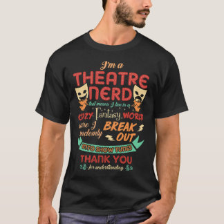 T-shirt Définition drôle de nerd de théâtre