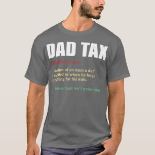T-shirt Définition drôle de taxe papa