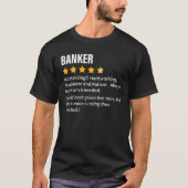 T-shirt Définition du banquier Tee Funny Banker Cool Idea (Devant)
