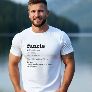 T-shirt Définition du cercle - Oncle personnalisable