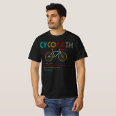 T-shirt Définition du Cycopath (Devant entier)