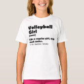 T-shirt Définition du dictionnaire amusant de volleyball (Devant)