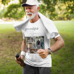T-shirt Définition du grand-père | 8 Photo Collage T Chemi<br><div class="desc">8 photo-collage moderne t-shirt. Avec une définition douce de ce qu'est un grand-père avec la place pour le message personnalisé, les noms et/ou l'année. Ce sont des cadeaux de la Fête des Pères qui sont parfaits pour n’importe quel père. Un cadeau qu'il chérira pour toute sa vie ! Peut être...</div>