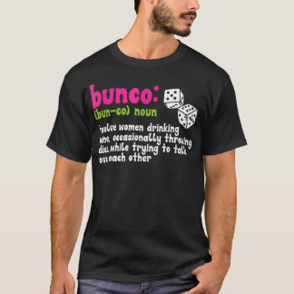 T-shirt Définition du jeu de Bunco