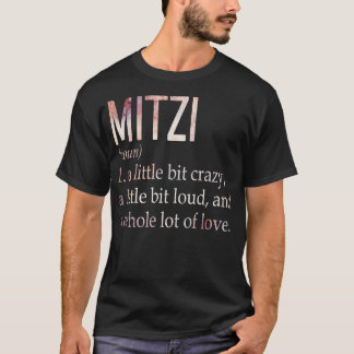 T-shirt Définition du nom de fille Mitzi