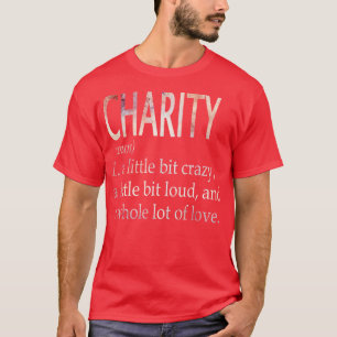 T-shirt Définition du nom de la fille de bienfaisance
