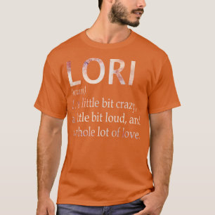 T-shirt Définition du nom de la fille Lori