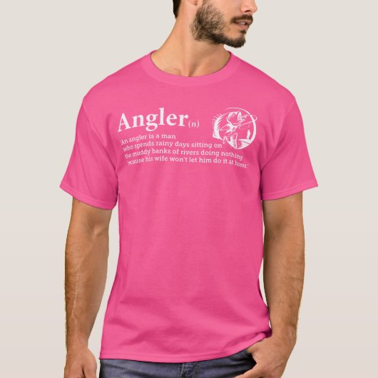T-shirt Définition du pêcheur Funny Pêche Plongée (Devant)