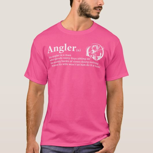 T-shirt Définition du pêcheur Funny Pêche Plongée (Devant)