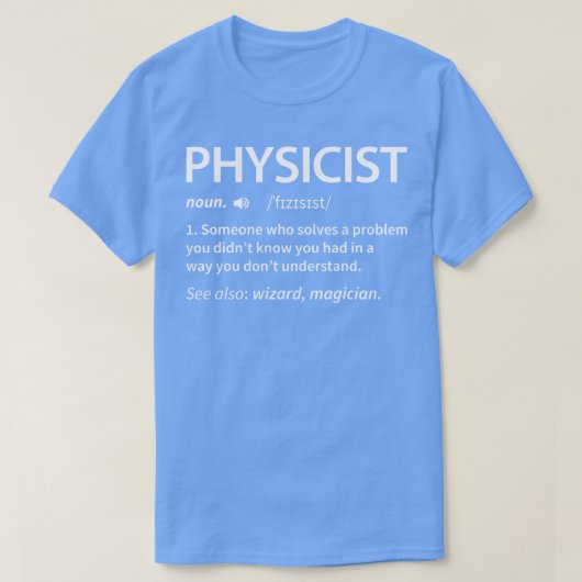 T-shirt Définition du physicien (Design devant)