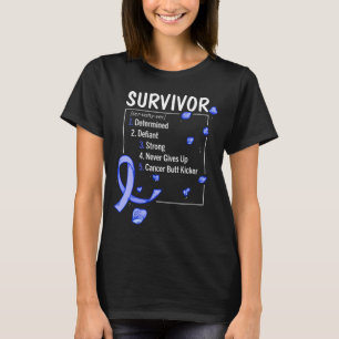 T-shirt définition du survivant du cancer du côlon