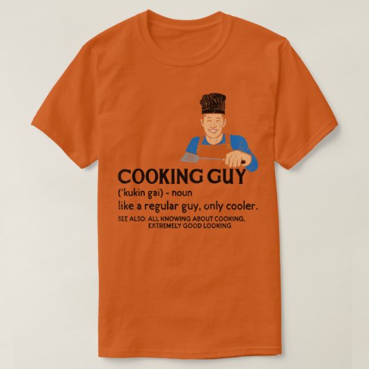 T-shirt Définition du type de cuisine (Design devant)