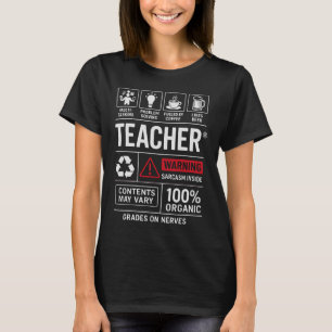 T-shirt Définition d'un professeur drôle — Multi-tâches