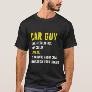 T-shirt Définition d'un type de voiture Mécanicien Typogra