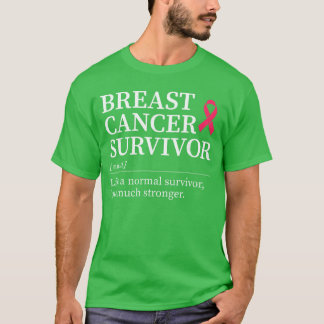 T-shirt Définition d'une survivante du cancer du sein Ruba