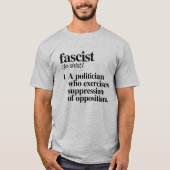 T-shirt Définition fasciste (Devant)