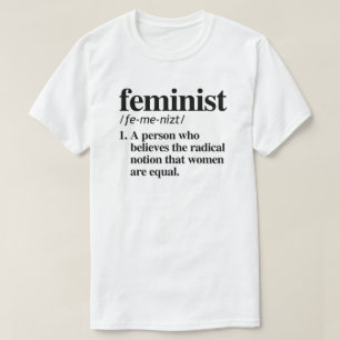 T-shirt Définition féministe