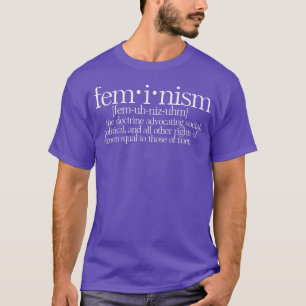 T-shirt Définition féministe définie par le féminisme1081