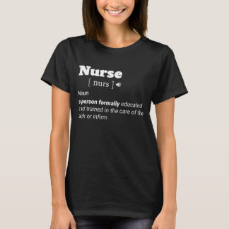 T-shirt définition infirmière