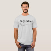 T-shirt définition jetable (Devant entier)