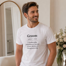 T-Shirt Définition Marié | Cadeau Marié