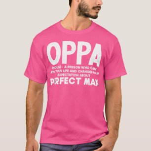 T-shirt Définition Oppa K-Pop