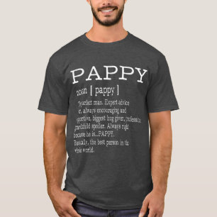 T-shirt Définition Pappy Grandpa Fête des pères Cadeaux Ho