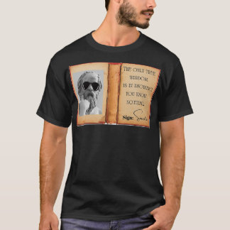 T-shirt Définition Socrate de la vraie sagesse