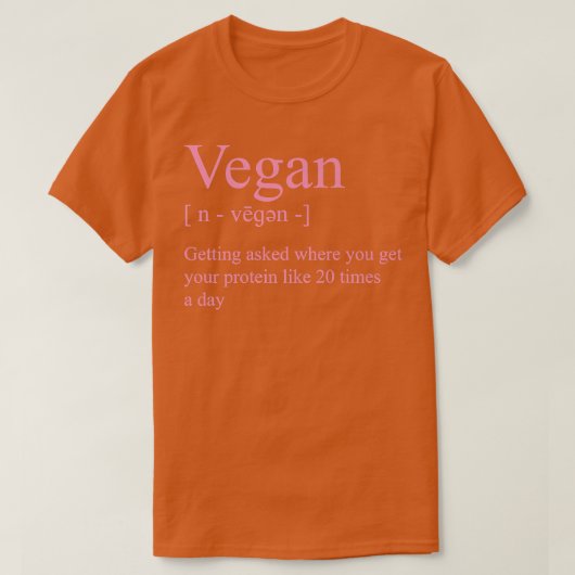 T-shirt Définition Vegan Obtention De Questions Où Vous Ob (Design devant)