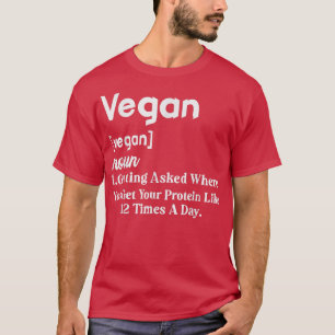 T-shirt Définition végétale drôle Végétarien Plante Lover 