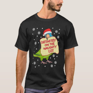 T-shirt Définitivement Sur la liste de vilains Parrot I bl