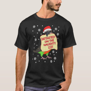 T-shirt Définitivement Sur la liste vilaine Parrot I Rouge