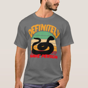 T-SHIRT DÉFINITIVEMENT UNE PERSONNE SNAKE CLASSIC VINTAGE