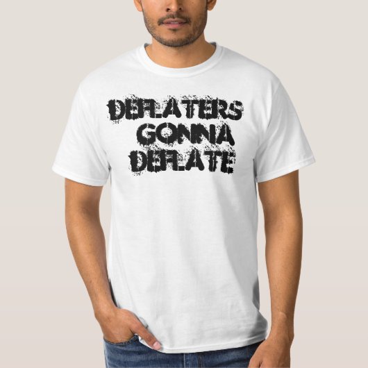 T-shirt Deflaters allant dégonfler (Devant)