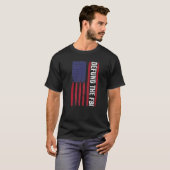 T-shirt Defund The FBI American Flag (Devant entier)
