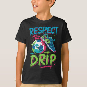 T-shirt Dégoulinade de foot Crème glacée fondante Respecte