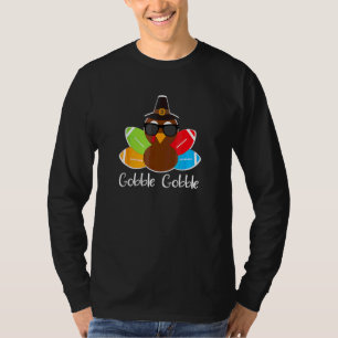 T-shirt Dégoulinez Dégoulinez Football Touchdowns de Thank