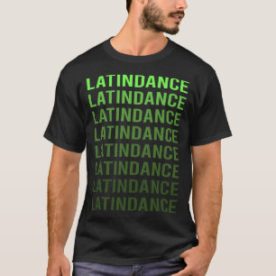 T-shirt Dégradé blanc Danse latine