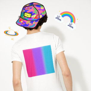 T-shirt Dégradé de Fierté Androgyne - Cadeau pour les pers