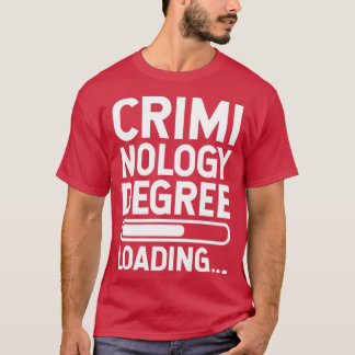 T-shirt Degré de criminologie Chargement1