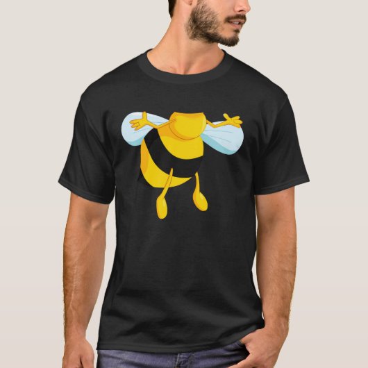 T-shirt Déguisement d'abeille correspondant à Halloween ab (Devant)