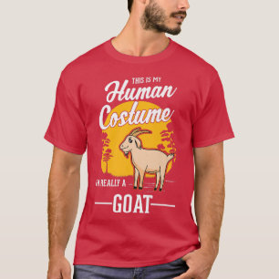 T-shirt Déguisement de chèvre humaine Halloween chèvre 314