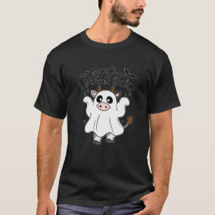 T-shirt Déguisement de fantôme de vache drôle d'Halloween