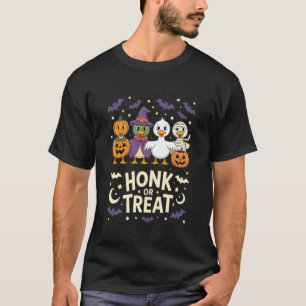 T-shirt Déguisement de goose Honk Or Treat pour Halloween