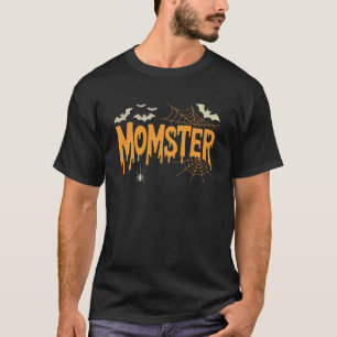 T-shirt Déguisement de maman monstre Halloween chauve-sour