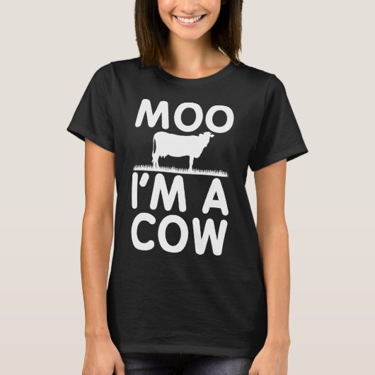 T-shirt Déguisement De Vache Moo Im (Devant)